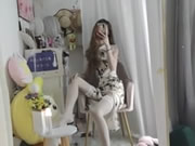 邊用手機自拍邊淫語挑逗
